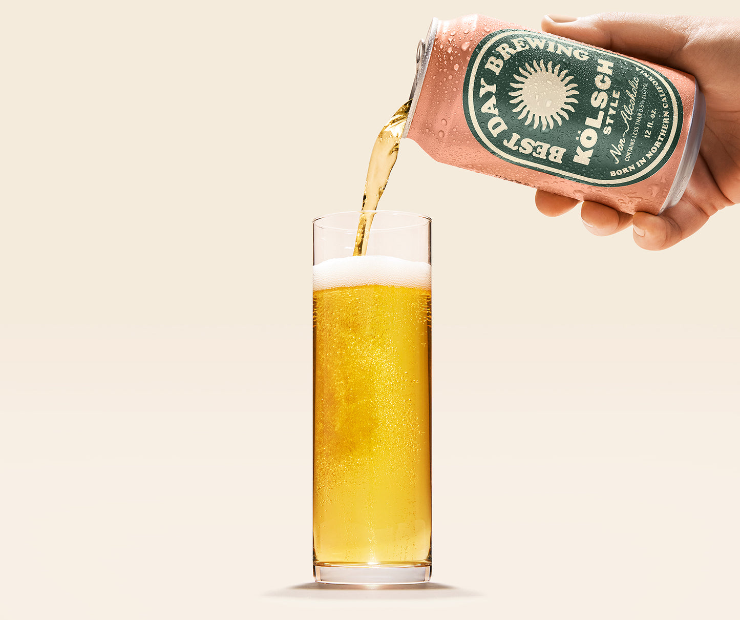 NonAlcoholic Kolsch Beer Best Day Brewing